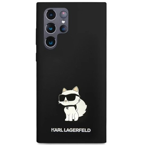 Etui Karl Lagerfeld KLHCS23LSNCHBCK do Samsung Galaxy S23 Ultra S918 hardcase Silicone Choupette czarny/black