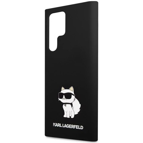 Etui Karl Lagerfeld KLHCS23LSNCHBCK do Samsung Galaxy S23 Ultra S918 hardcase Silicone Choupette czarny/black