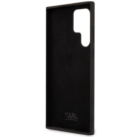 Etui Karl Lagerfeld KLHCS23LSNCHBCK do Samsung Galaxy S23 Ultra S918 hardcase Silicone Choupette czarny/black