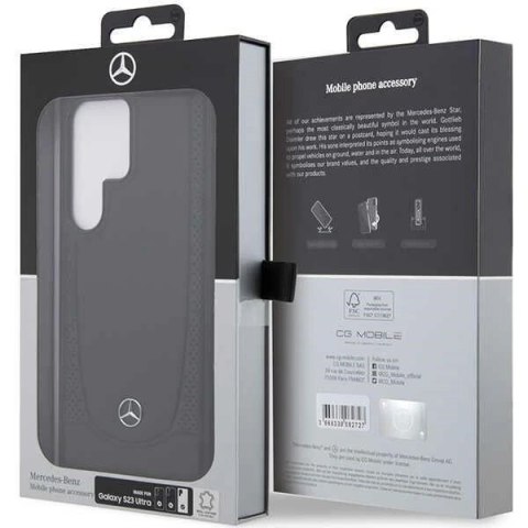 Etui Mercedes MEHCS23LARMBK do Samsung Galaxy S23 Ultra S918 hardcase Leather Urban czarny/black