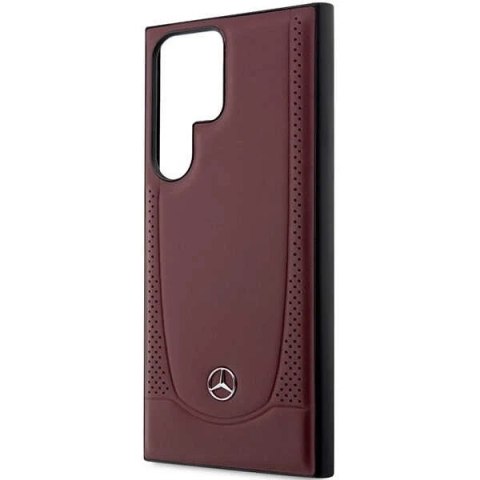 Etui Mercedes MEHCS23LARMRE do Samsung Galaxy S23 Ultra S918 hardcase Leather Urban Bengale czerwony/red
