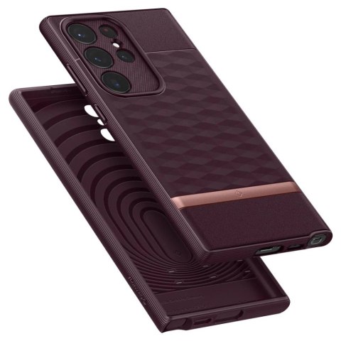Etui na telefon Caseology Parallax do Samsung Galaxy S23 Ultra Burgundy