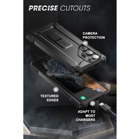 Etui na telefon Supcase Unicorn Beetle do Samsung Galaxy S23 Ultra Black