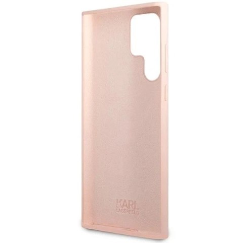 Karl Lagerfeld KLHCS23LSNCHBCP do Samsung Galaxy S23 Ultra S918 hardcase Silicone Choupette różowy/pink