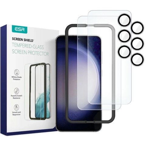 Szkło Hartowane ESR Protector set 2-pack do Samsung Galaxy S23+ Plus clear