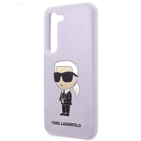Etui Karl Lagerfeld KLHCS23SSNIKBCU do Samsung Galaxy S23 S911 hardcase Silicone Ikonik