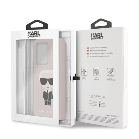 Etui Karl Lagerfeld KLHCS69SLFKPI do Samsung Galaxy S20 Ultra G988 hardcase Silicone Iconic