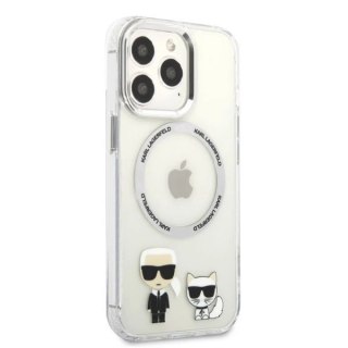 Etui Karl Lagerfeld KLHMP13XHKCT do iPhone 13 Pro Max 6,7" hardcase Karl & Choupette Aluminium Magsafe