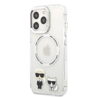 Etui Karl Lagerfeld KLHMP13XHKCT do iPhone 13 Pro Max 6,7" hardcase Karl & Choupette Aluminium Magsafe