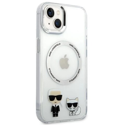 Etui Karl Lagerfeld KLHMP14MHKCT do iPhone 14 Plus 6,7" hardcase Karl & Choupette Aluminium Magsafe