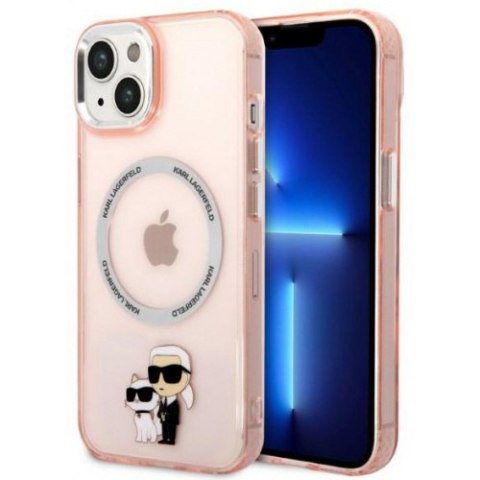 Etui Karl Lagerfeld KLHMP14MHNKCIP do iPhone 14 Plus 6,7" hardcase Iconic Karl&Choupette Magsafe