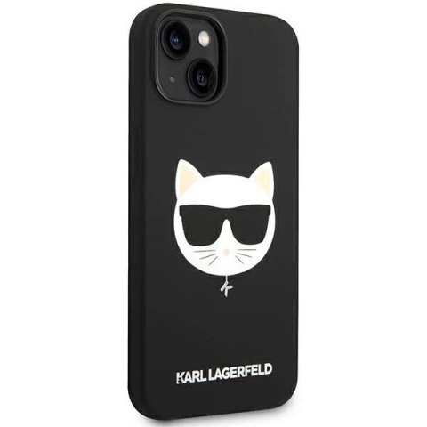 Etui Karl Lagerfeld KLHMP14MSLCHBK do iPhone 14 Plus 6,7" hardcase Silicone Choupette Head Magsafe