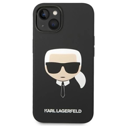 Etui Karl Lagerfeld KLHMP14SSLKHBK iPhone 14 6,1" hardcase Silicone Karl`s Head Magsafe