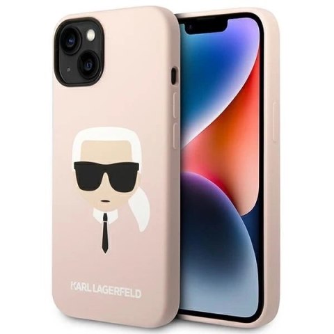 Etui Karl Lagerfeld KLHMP14SSLKHLP do iPhone 14 6,1" hardcase Silicone Karl`s Head Magsafe