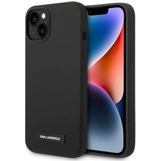 Etui Karl Lagerfeld KLHMP14SSLMP1K do iPhone 14 6,1" hardcase Silicone Plaque Magsafe