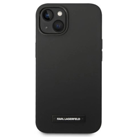 Etui Karl Lagerfeld KLHMP14SSLMP1K do iPhone 14 6,1" hardcase Silicone Plaque Magsafe