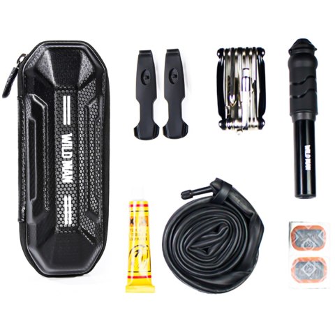 Etui torba sakwa rowerowa Wildman XT11 na rower w miejsce uchwytu na bidon 0,5L Czarna