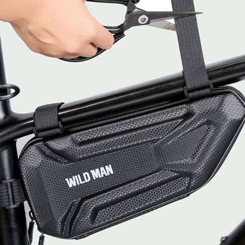 Sakwa rowerowa Wildman Hard Shell Bicycle Bag XT4 Etui torba na rower motor pod ramę 1,5L Czarna