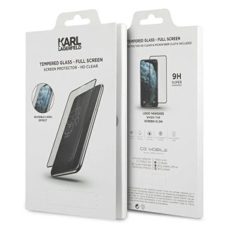 Szkło hartowane Karl Lagerfeld KLSPN61TR do Apple iPhone 11 6,1" / Xr Magic Logo