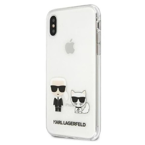Etui Karl Lagerfeld KLHCPXCKTR do Apple iPhone X/Xs hardcase Karl & Choupette