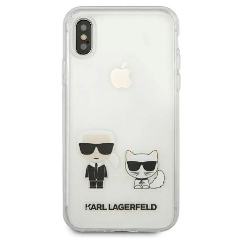 Etui Karl Lagerfeld KLHCPXCKTR do Apple iPhone X/Xs hardcase Karl & Choupette