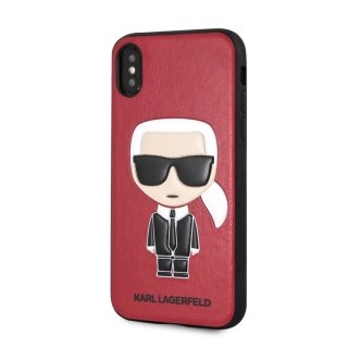 Etui Karl Lagerfeld KLHCPXIKPURE do Appple iPhone X/XS hardcase Ikonic Karl Fullbody