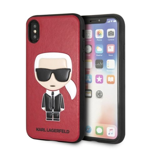 Etui Karl Lagerfeld KLHCPXIKPURE do Appple iPhone X/XS hardcase Ikonic Karl Fullbody