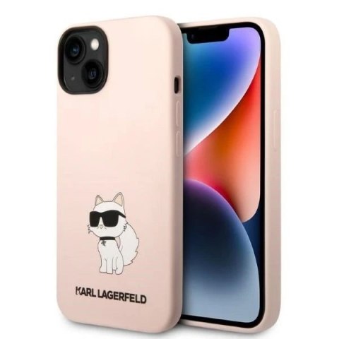 Etui Karl Lagerfeld KLHCP14SSNCHBCP do Apple iPhone 14 6,1" hardcase Silicone Choupette