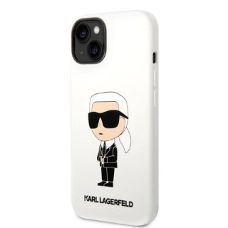 Etui Karl Lagerfeld KLHCP14SSNIKBCH do Apple iPhone 14 6,1" hardcase Silicone Ikonik