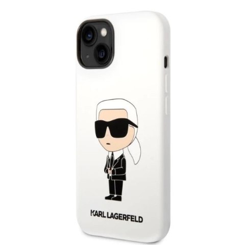 Etui Karl Lagerfeld KLHCP14SSNIKBCH do Apple iPhone 14 6,1" hardcase Silicone Ikonik