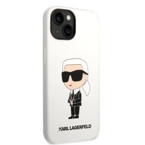 Etui Karl Lagerfeld KLHCP14SSNIKBCH do Apple iPhone 14 6,1" hardcase Silicone Ikonik