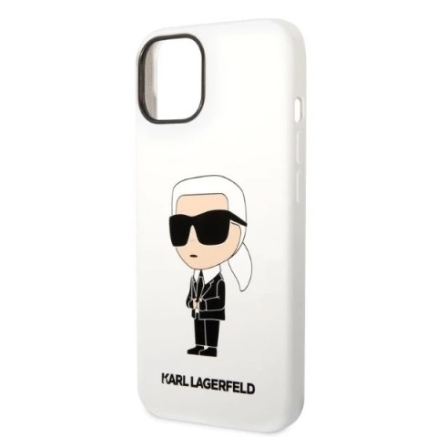 Etui Karl Lagerfeld KLHCP14SSNIKBCH do Apple iPhone 14 6,1" hardcase Silicone Ikonik