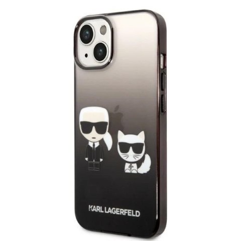 Etui Karl Lagerfeld KLHCP14STGKCK do Apple iPhone 14 6,1" hardcase Gradient Ikonik Karl & Choupette