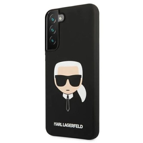 Etui Karl Lagerfeld KLHCS22MSLKHBK do Samsung Galaxy S22+ Plus S906 hardcase Silicone Karl`s Head