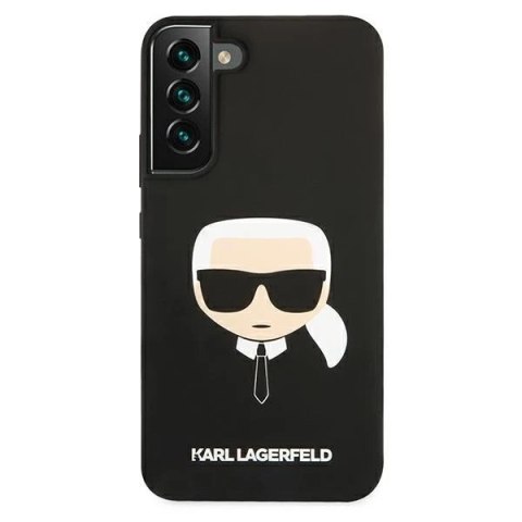 Etui Karl Lagerfeld KLHCS22MSLKHBK do Samsung Galaxy S22+ Plus S906 hardcase Silicone Karl`s Head