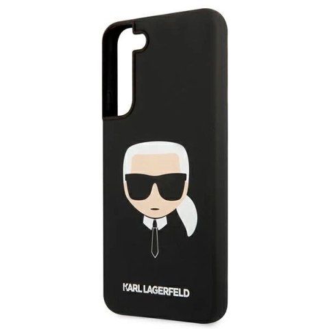 Etui Karl Lagerfeld KLHCS22MSLKHBK do Samsung Galaxy S22+ Plus S906 hardcase Silicone Karl`s Head