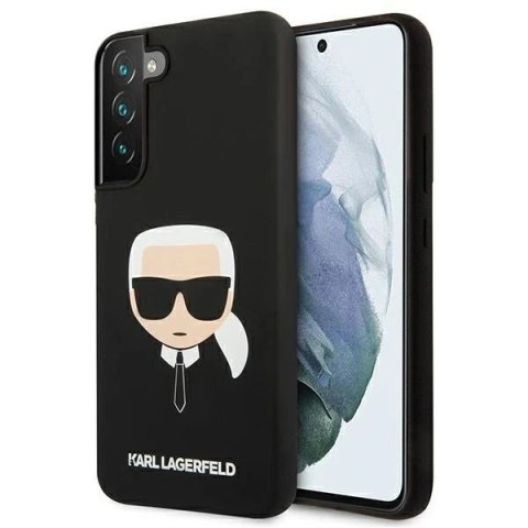 Etui Karl Lagerfeld KLHCS22MSLKHBK do Samsung Galaxy S22+ Plus S906 hardcase Silicone Karl`s Head