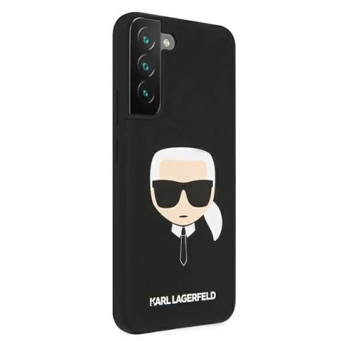 Etui Karl Lagerfeld KLHCS22MSLKHBK do Samsung Galaxy S22+ Plus S906 hardcase Silicone Karl`s Head