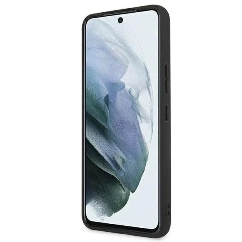 Etui Karl Lagerfeld KLHCS22SSAKHBK S901 do Samsung Galaxy S22 hardcase Saffiano Ikonik Karl`s Head