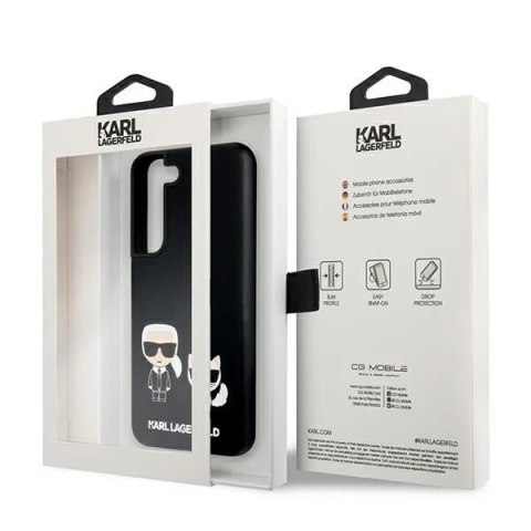 Etui Karl Lagerfeld KLHCS22SSSKCK do Samsung Galaxy S22 S901 hardcase Silicone Karl & Choupette