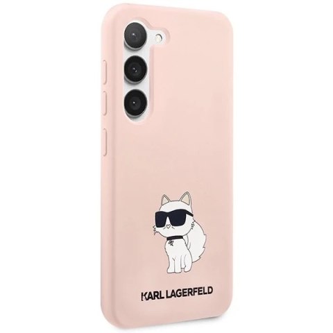 Etui Karl Lagerfeld KLHCS23MSNCHBCP do Samsung Galaxy S23+ Plus S916 hardcase Silicone Choupette