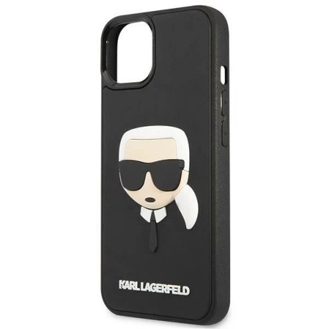 Etui Karl Lagerfeld KLHCP14MKH3DBK do iPhone 14 Plus 6,7" hardcase 3D Rubber Karl`s Head