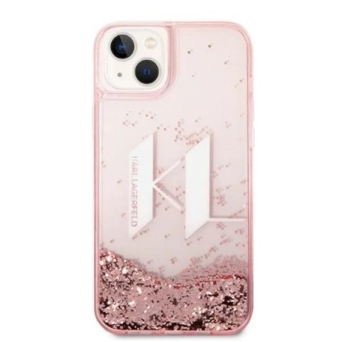 Etui Karl Lagerfeld KLHCP14MLBKLCP do iPhone 14 Plus 6,7" hardcase Liquid Glitter Big KL
