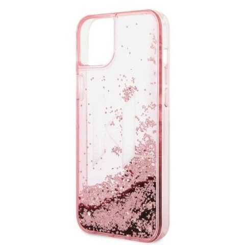 Etui Karl Lagerfeld KLHCP14MLBKLCP do iPhone 14 Plus 6,7" hardcase Liquid Glitter Big KL