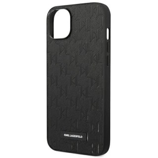 Etui Karl Lagerfeld KLHCP14MSAKLHPK do iPhone 14 Plus 6,7" hardcase Saffiano Mono Metal Logo