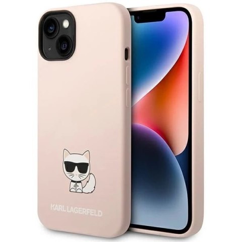 Etui Karl Lagerfeld KLHCP14MSLCTPI do iPhone 14 Plus 6,7" hardcase Silicone Choupette Body