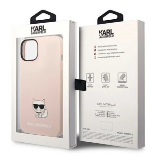 Etui Karl Lagerfeld KLHCP14MSLCTPI do iPhone 14 Plus 6,7" hardcase Silicone Choupette Body