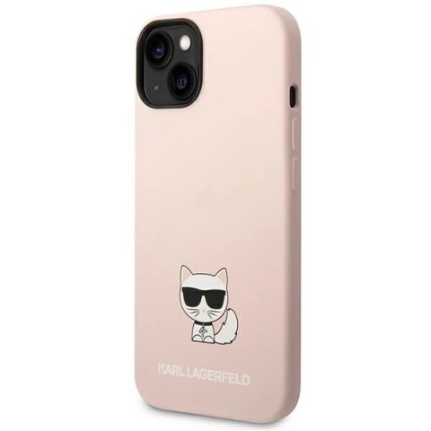 Etui Karl Lagerfeld KLHCP14MSLCTPI do iPhone 14 Plus 6,7" hardcase Silicone Choupette Body