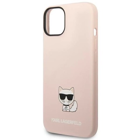 Etui Karl Lagerfeld KLHCP14MSLCTPI do iPhone 14 Plus 6,7" hardcase Silicone Choupette Body