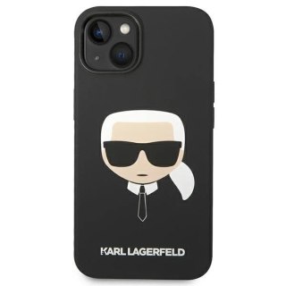 Etui Karl Lagerfeld KLHCP14MSLKHBK do iPhone 14 Plus 6,7" hardcase Silicone Karl`s Head